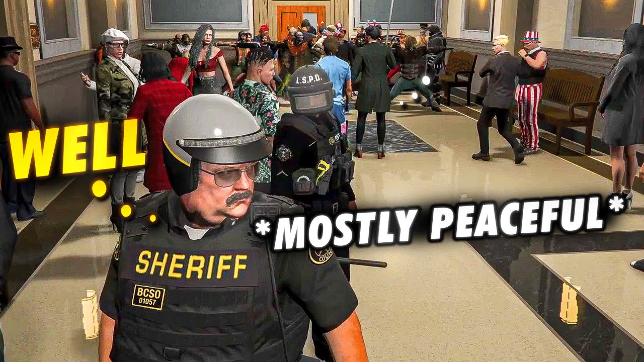 Cornwood Attends A *PEACEFUL* NoPixel Protest