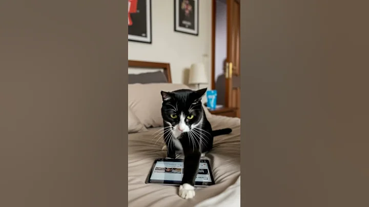 Watch the video about Cat surfing on the internet to search more for viral cat videos #cats #viral #funny