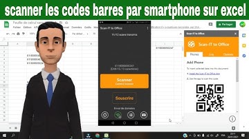 scanner les codes barres par smartphone et l