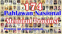 173 Nama Pahlawan Nasional Indonesia asal 33 Provinsi beserta Fotonya tahun 2017  - Durasi: 6:52. 
