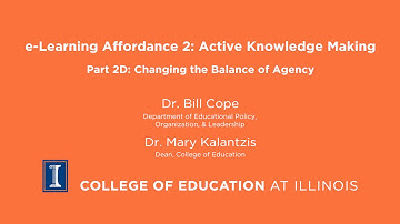 e-Learning Affordance 2d: Active Knowledge Making