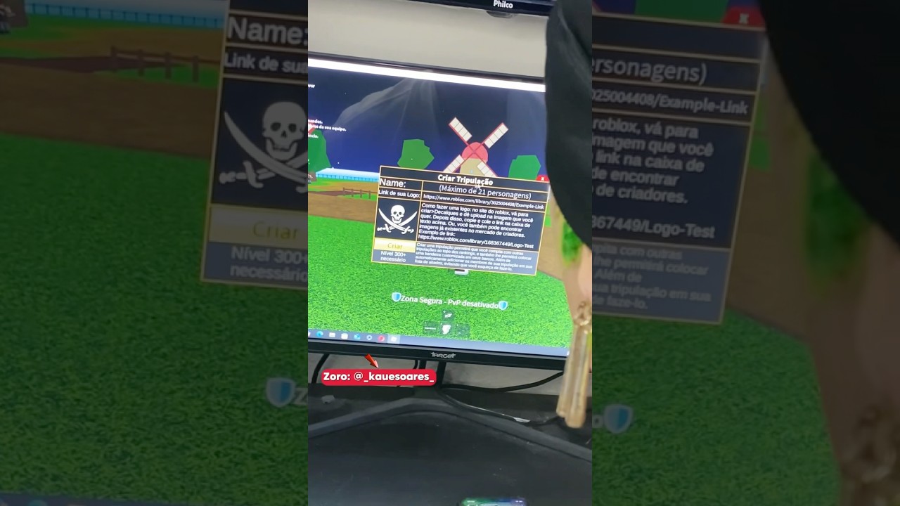 Zoro Cosplay - Jogando Blox Fruits #onepiececosplay #onepiece #bloxfruits