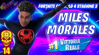 🎮 Fortnite 第四季 第三季 🔥 以Miles Morales的皮肤 💥14 Kills🎯 赢得皇家胜利