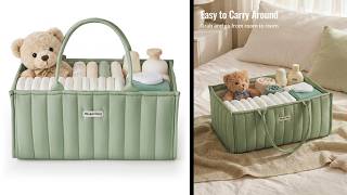 Baby Diaper Caddy Organizer by Blissful Diary