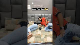 Mere Ande Foot Gye 🥚😂 Bhaari Nuksaan Hogya 😱 #prank #prankonhusband #viral #funny #comedy #twist