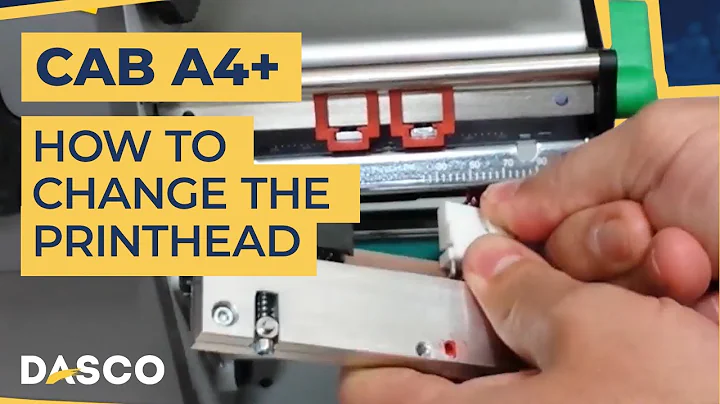 How to Change the Cab A4+ Printhead