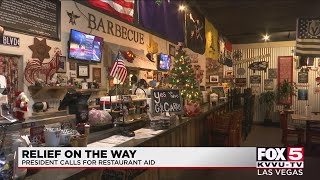 Las Vegas business owner shares thoughts on Trump rebuttal of federal relief bill