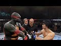 TMNT Raphael vs. Bruce Lee (EA sports UFC 3) - CPU vs. CPU