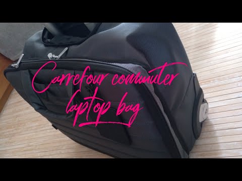 Carrefour laptop travel bag ideal for commuters