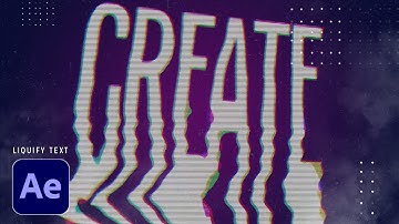 Dripping Liquid Text Effect | After Effects Tutorial