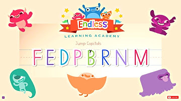 Endless Learning Academy | Practice Handwriting | Jump Capitals | Uppercase Letters
