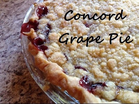 How To Make A Concord Grape Pie -