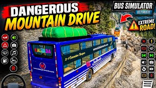 😱 Dangerous Mountain Road Bus Driving | Bus Simulator Ultimate Gameplay