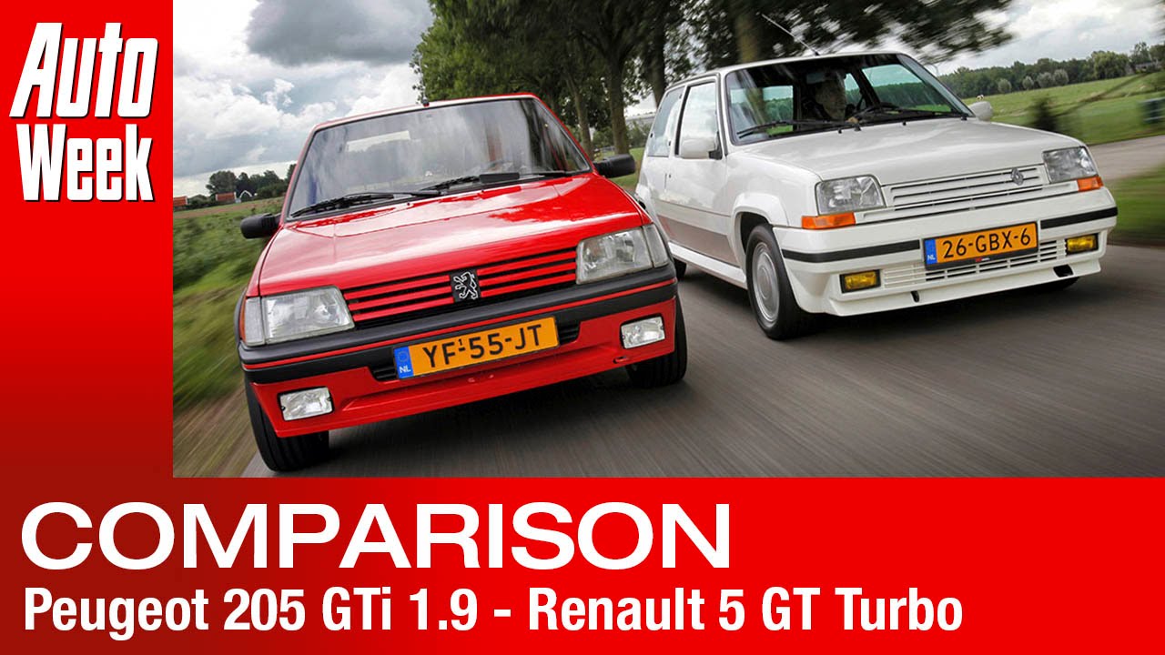 preview shoes Peugeot 205 GTi 1.9 - Renault 5 GT Turbo English subtitled