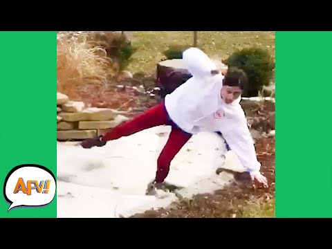 FAILING With COLD FEET! ? | Funniest Fails | AFV 2020