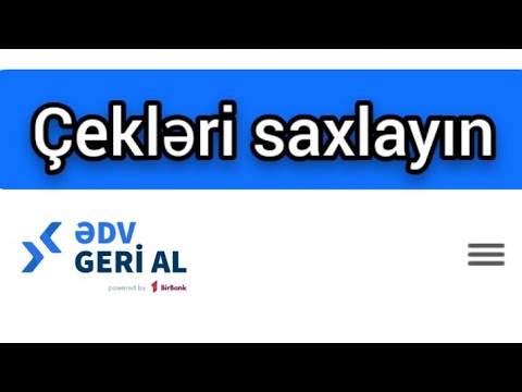 EDV geri al.Cekleri saxlayin