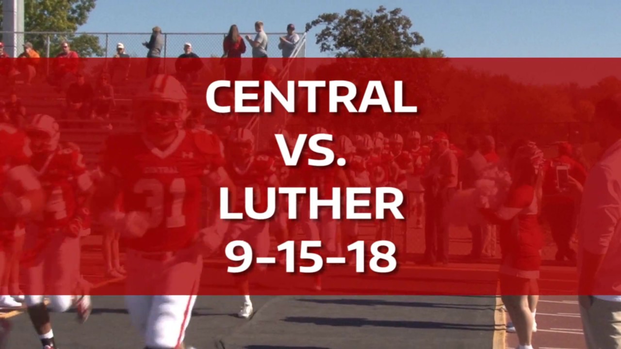 Central CollegeLuther College football highlights YouTube