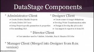 Data Stage Introduction