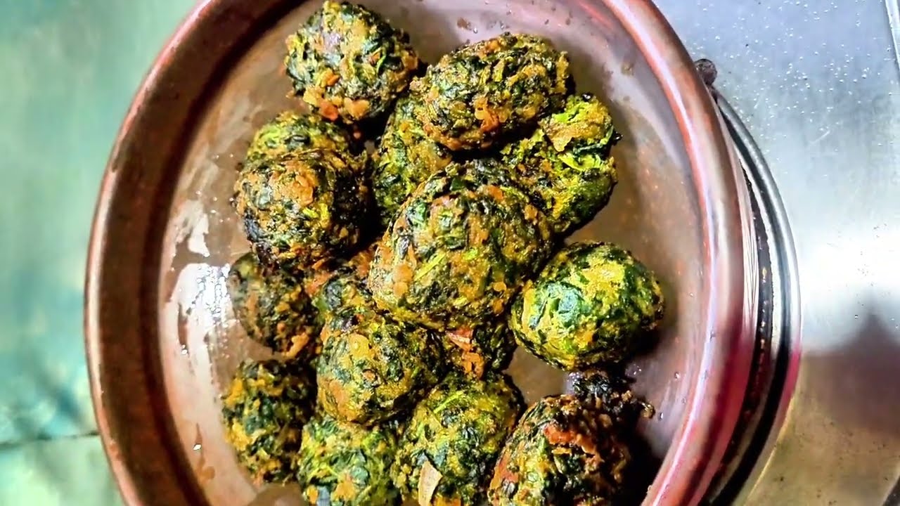 পালন শাকের পকড়া রেসিপি।।Palon shak pakora recipe.