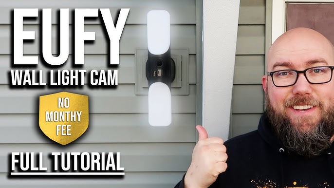 eufy Security S100 Wired Wall Light Cam, Security Camera Outdoor, 2K Camera  with 1200 Lumen Light, Color Night Vision, Motion Activated Light, AI Smart  Detection, IP65 Waterproof, No Monthly Fee 