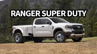 2026 Ford Ranger Super Duty Is A Beast Insane Towing, Payload Off-Road Power