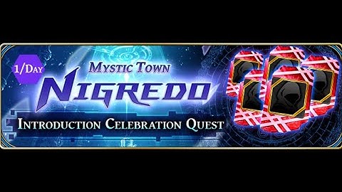 Mystic Town Nigredo Introduction Celebration || The Alchemist Code GL
