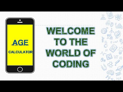 Age calculator using coding