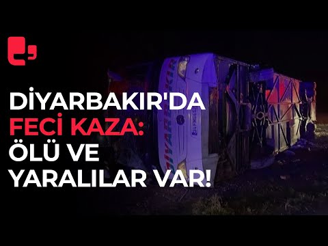 Diyarbakır'da feci kaza: Ölü ve yaralılar var!