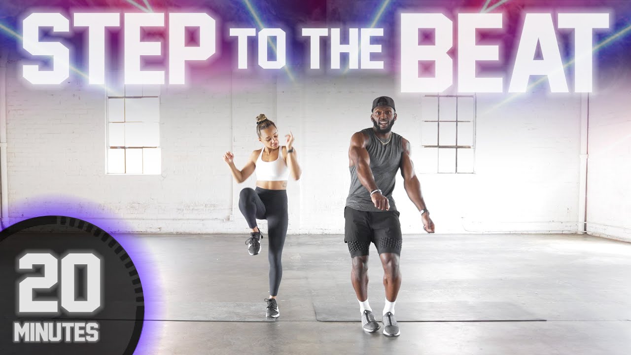 20 Minute Step to The Beat HIIT Workout [NO EQUIPMENT]