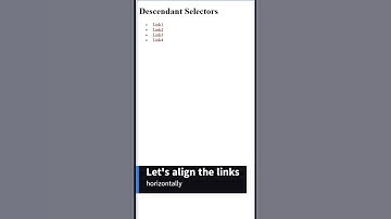 Descendant selector in CSS3 #css3 #html #interviewpro #webdesign #shorts