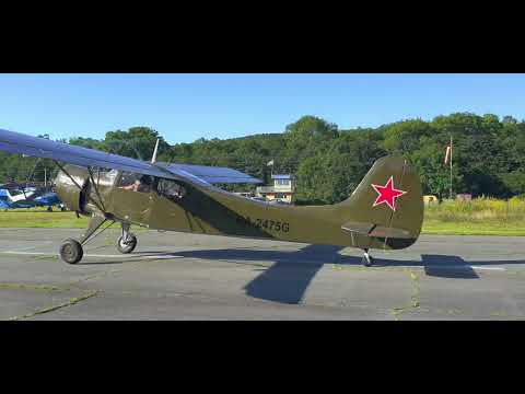 Взлет Як-12 / Yak-12 takeoff