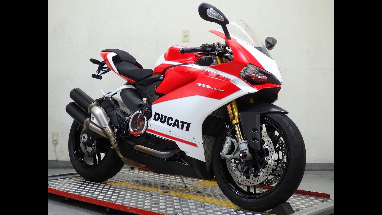 78101 Ducati959パニガーレコルセ 始動動画 - YouTube