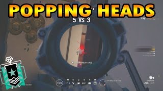 IM POPPING HEADS ON PS4  - Rainbow Six Siege