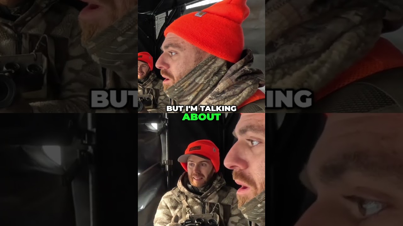 Self-Filming Hunt: Deer on a String?! You Won't Believe This! #shorts