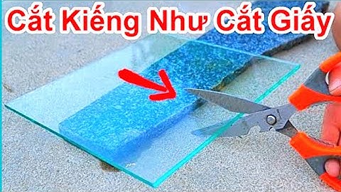 Mẹo cắt kính không cần giao ai cũng làm được 1phút 30giây| Cách cắt kính đẹp cắt kính tại nhà