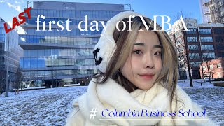 Last first day of MBA!! Columbia business school vlog ♡