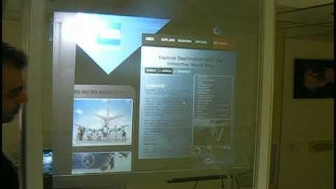 Interactive Vetrina for Amex