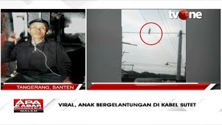 Viral! Anak Bergelantungan di Kabel Sutet, Ini Kronologinya | tvOne