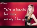 Avril Lavigne- I Love You Lyrics