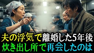 夫の浮気で離婚した5年後、炊き出し所で再会したのは