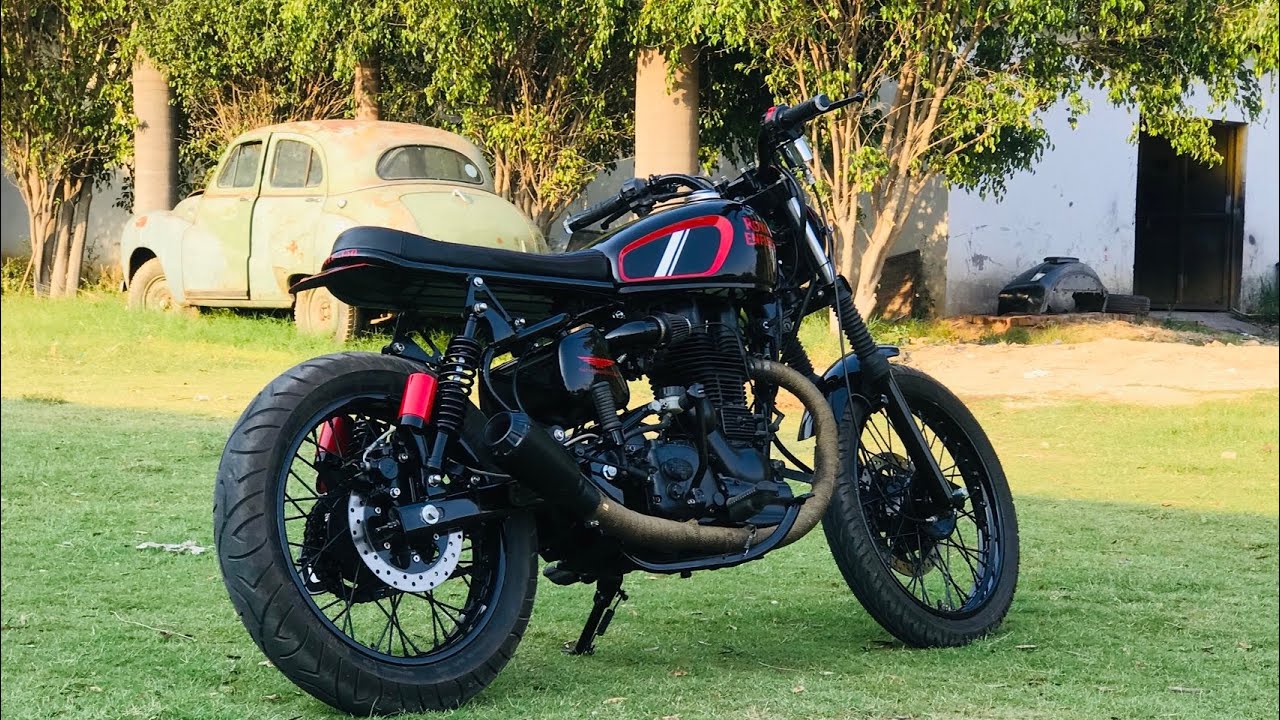 Royal Enfield Modified Into Ducati Scrambler Jatayu Vampvideo Youtube