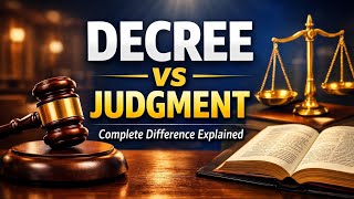 Difference between Judgement and Decree@MuskanjaiswalAcademy #ballb#law#cpc