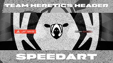 Team Heretics Twitter Header Speedart | Adobe Photoshop