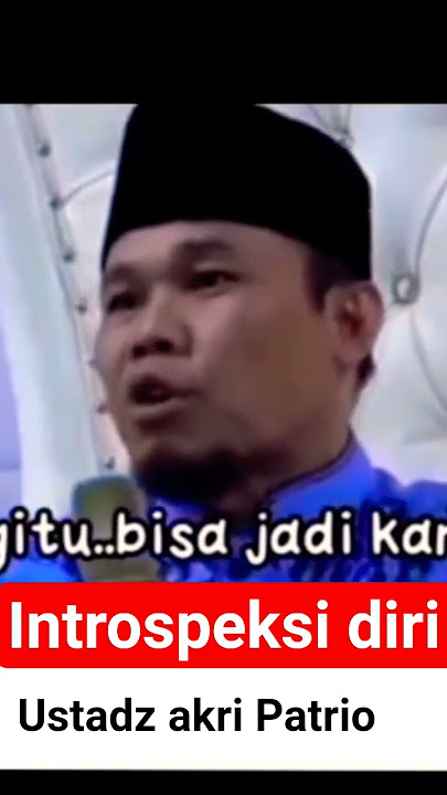 introspeksi diri #ustadzakripatrio #vidioshorts #ceramahlucu #fypシ #introspeksidiri