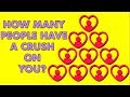 How Many People Have A Crush On You? Love Personality Test | Mister Test