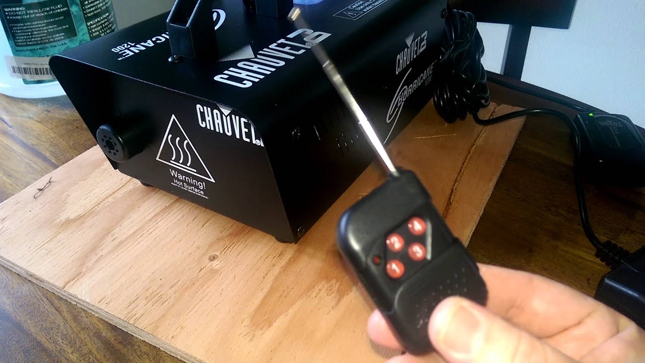 Product Review: Chauvet Hurricane 1200 Fog Machine - YouTube