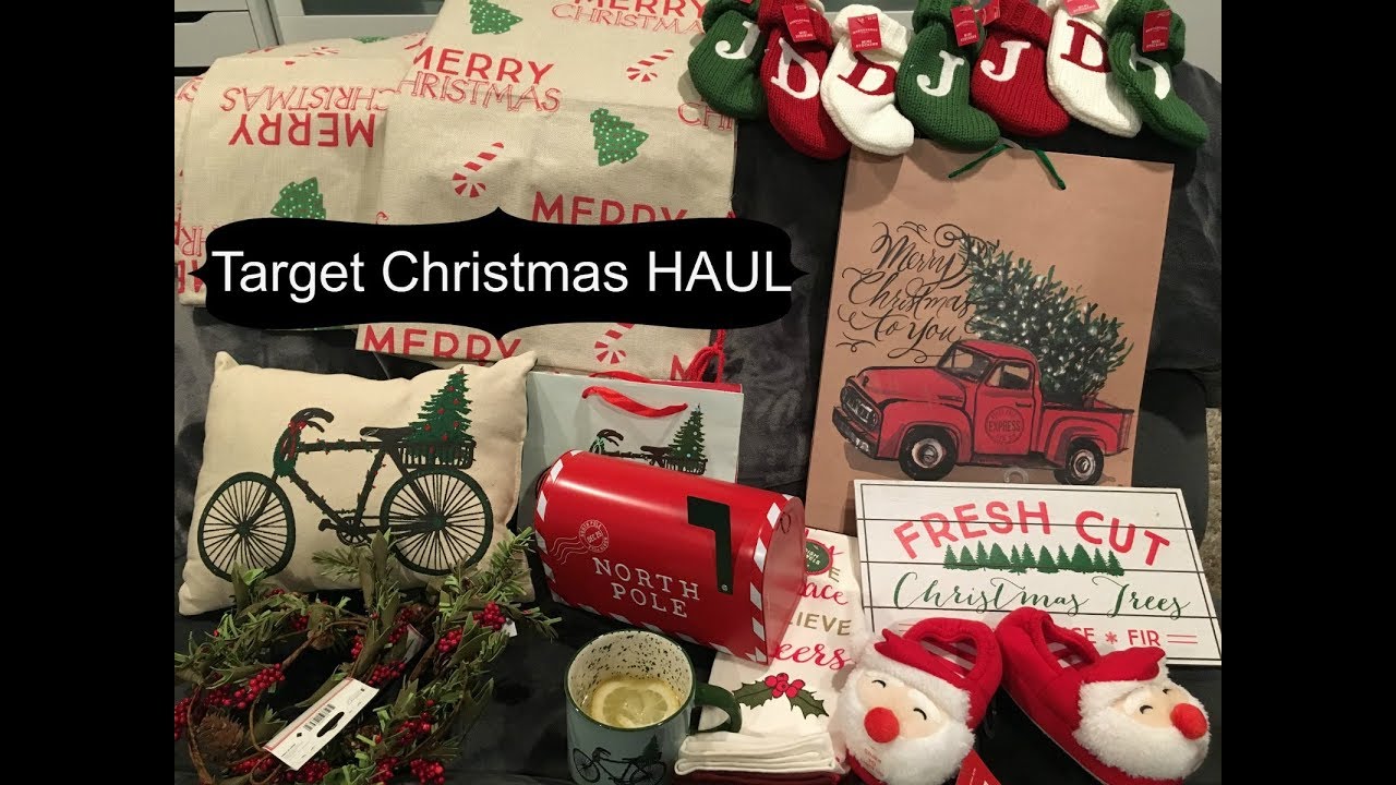 Target Christmas Haul YouTube