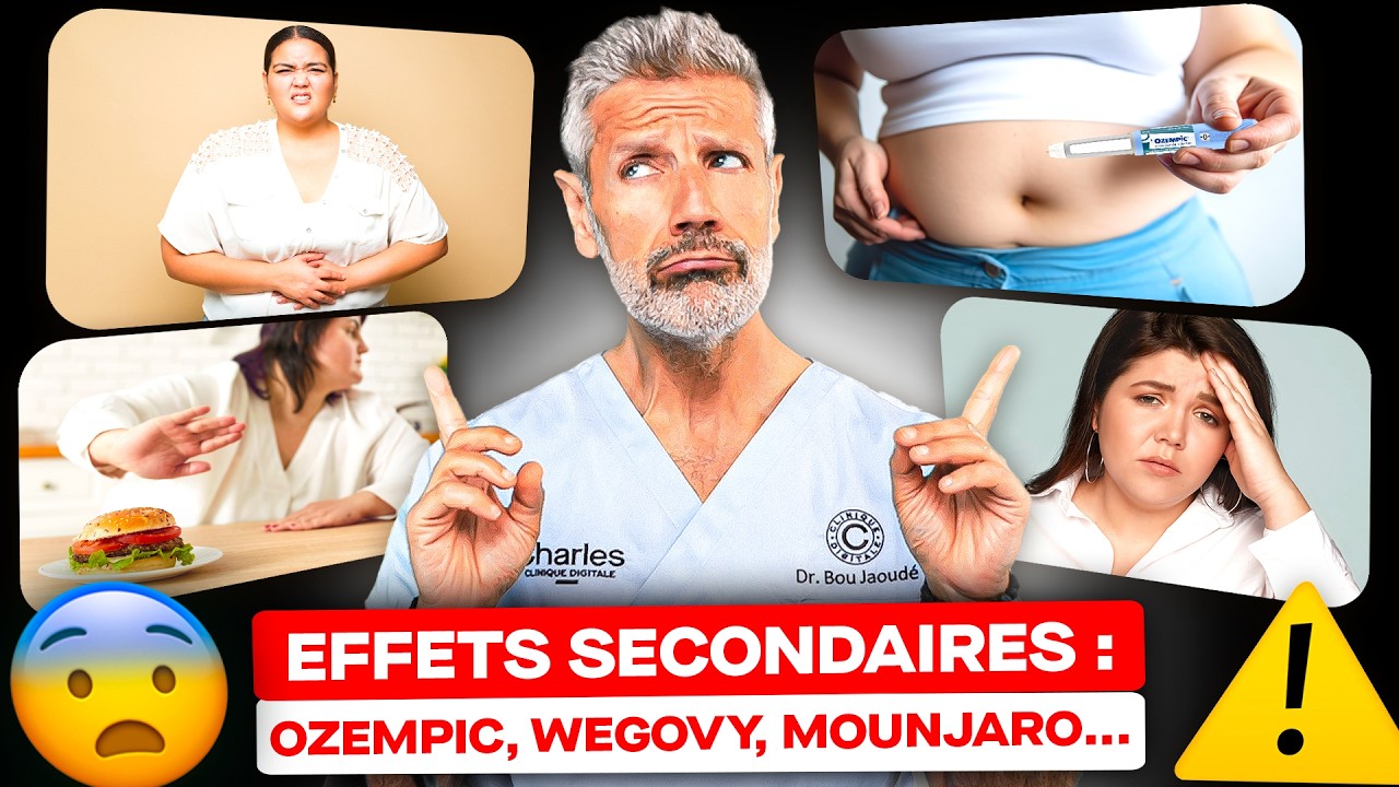 Les Effets Secondaires des GLP-1 ! (Ozempic, Wegovy, Mounjaro, Saxenda…)