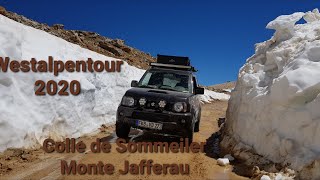 Offroad Westalpentour 2020 - Teil 3 Col Sommeiller / Monte Jafferau - Suzuki Jimny Camper