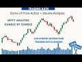 Price Action Demo | NIFTY Chart Reading Candle by Candle with Volume | Trading Rath